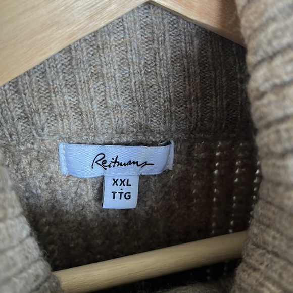 Reitmans Beige Knit Cowl Neck Zio Sweater - Picture 3 of 4